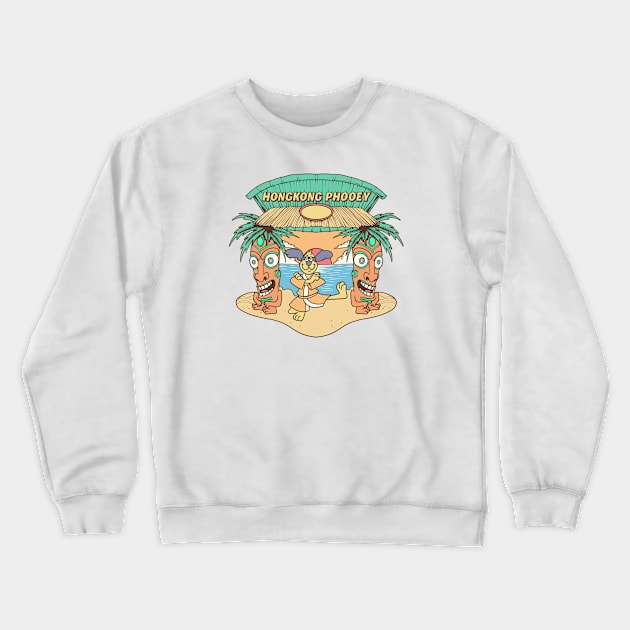 Hong Kong Phooey Kung Fu Area Crewneck Sweatshirt by hereislynn